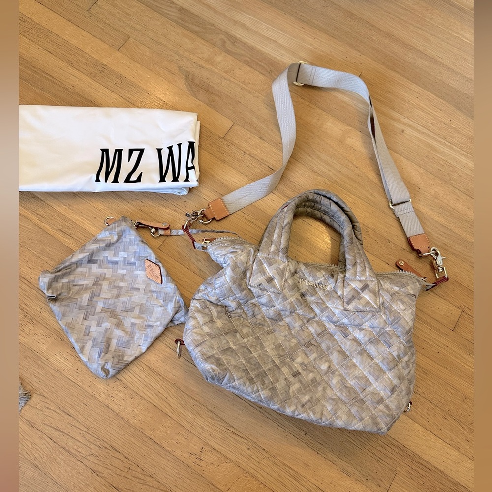 MZ Wallace small Sutton in Basket weave print